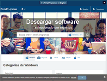 Tablet Screenshot of portalprogramas.com